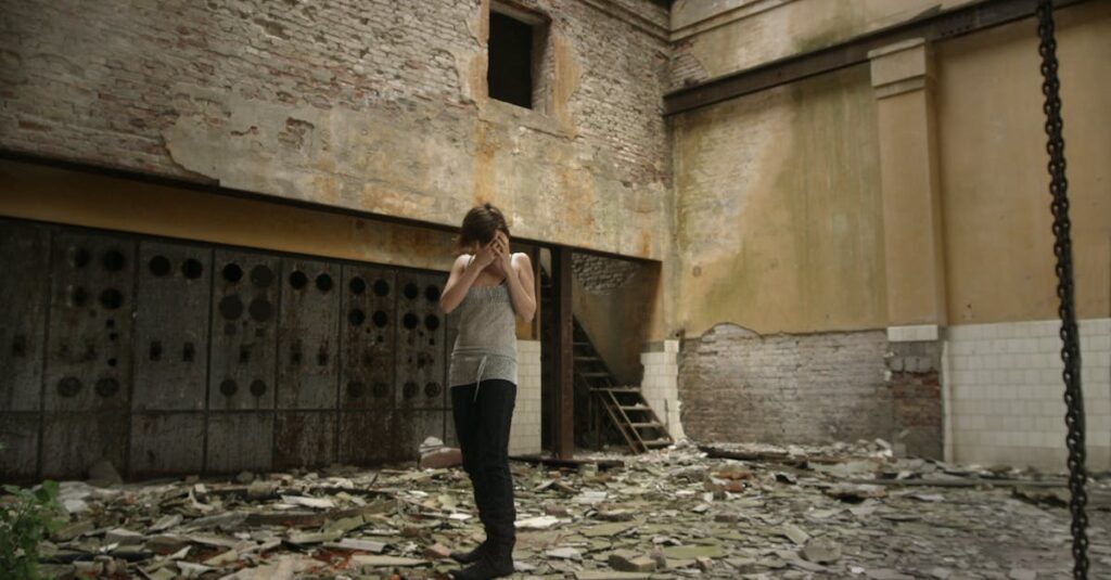 カラヴァッジオの代表的な名画が並ぶギャラリーのような構成のイメージ