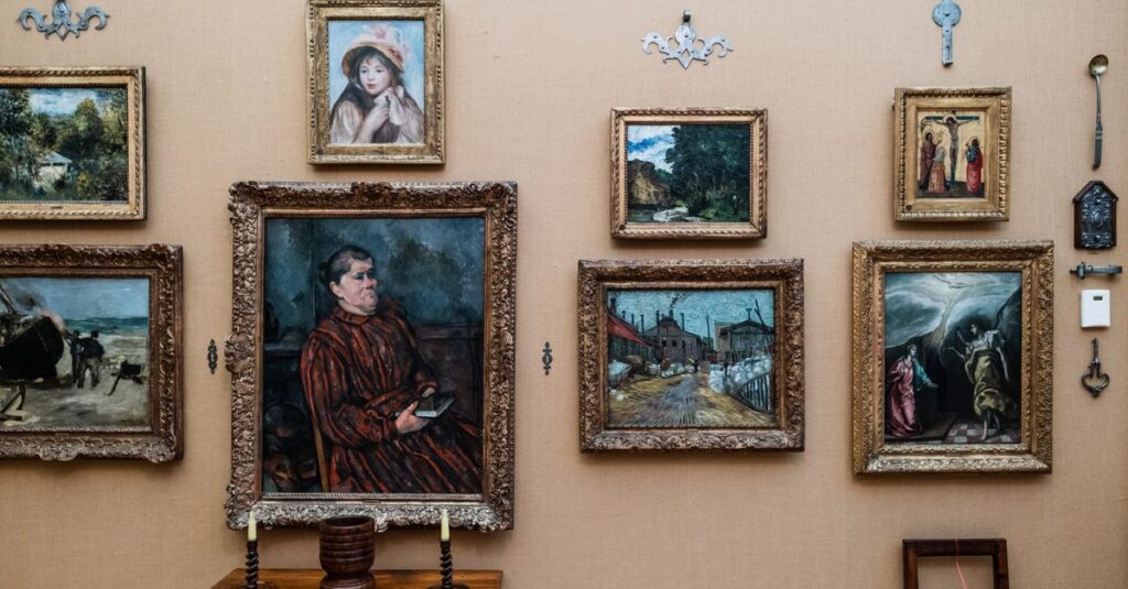 カバネルのアカデミックな画風と印象派の対比。クラシカルな美と近代アートの分岐点を示す図。