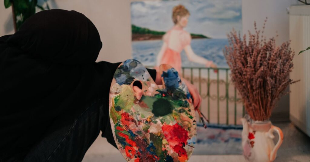 カバネルのアカデミックな画風と印象派の対比。クラシカルな美と近代アートの分岐点を示す図。