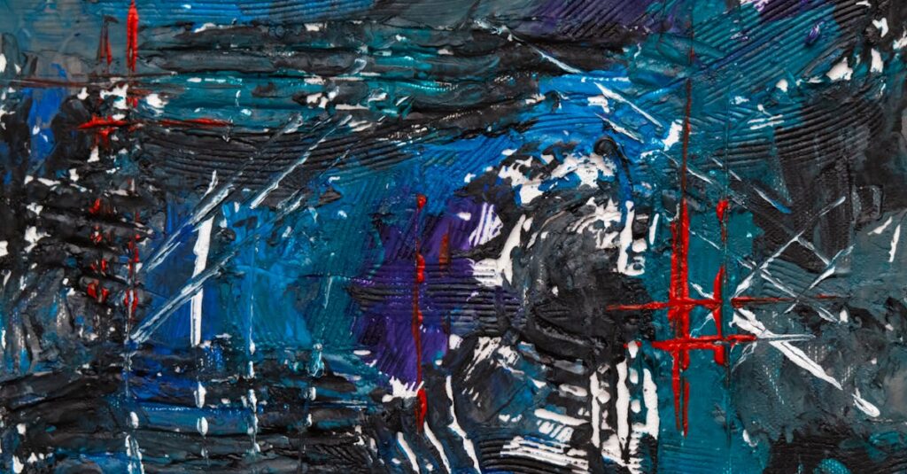 カラヴァッジョの絵画に描かれた登場人物の感情や視線が強烈に印象付けられるアート風イメージ