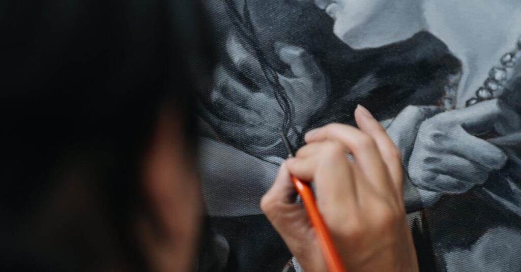 カラヴァッジオの人物像とその絵画世界の背景を示す肖像と芸術的イメージ