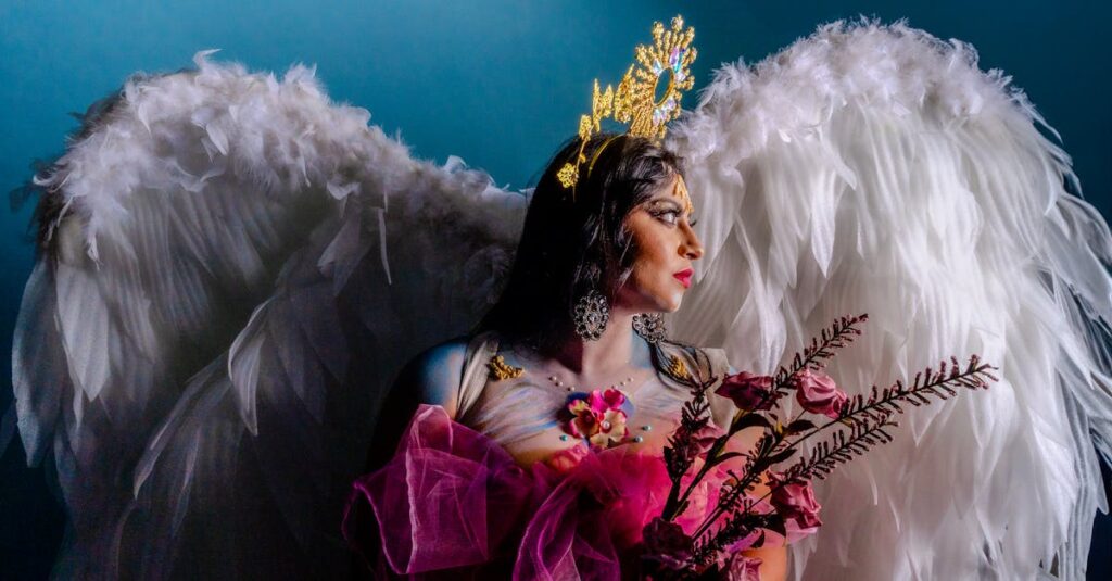 ヴィーナスの誕生や堕天使など、カバネルの代表作を紹介するアート画像のコラージュ。