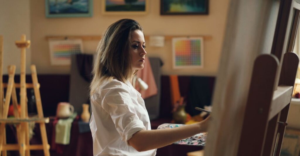 カバネルのアカデミックな画風と印象派の対比。クラシカルな美と近代アートの分岐点を示す図。