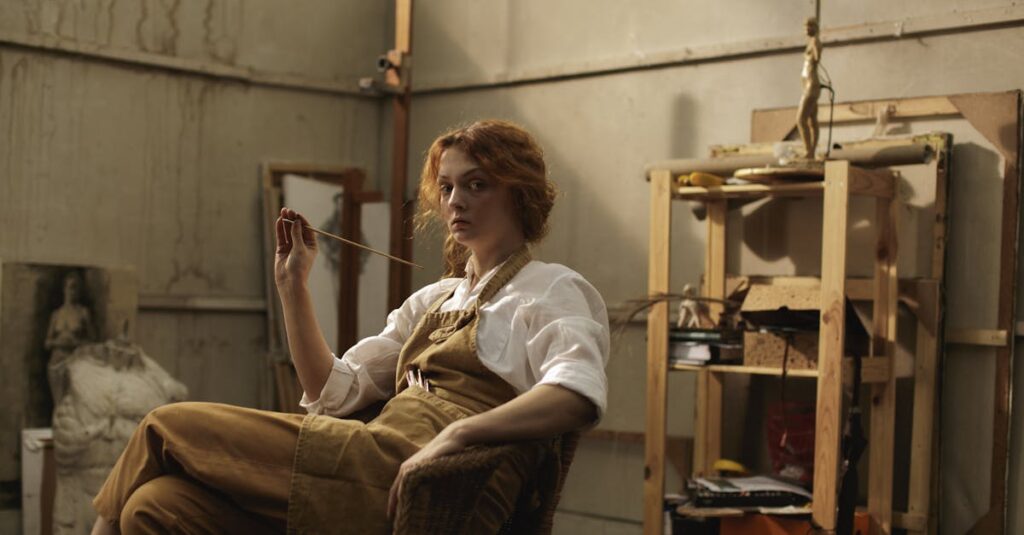 カラヴァッジオが逃亡中に描いた陰影に満ちた宗教画をイメージしたビジュアル