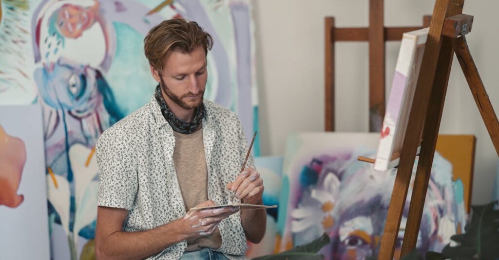 カラヴァッジオの肖像画と彼が活躍したバロック時代の雰囲気を伝えるイメージ