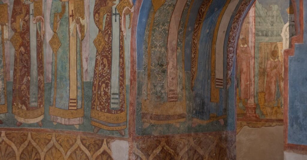 カラヴァッジオの名画が後世の画家や芸術運動に与えた影響を象徴する構図のイメージ